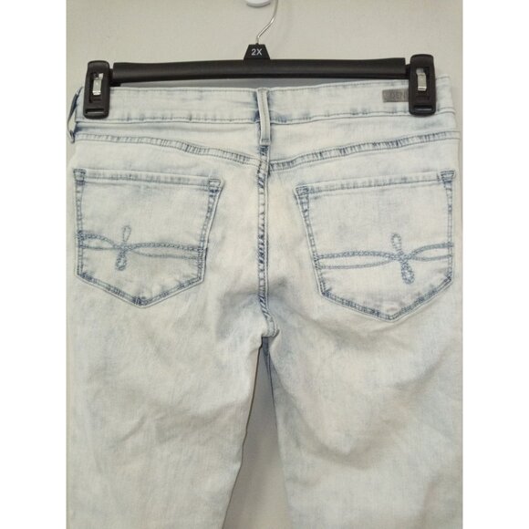 Denizen from Levi's Bleach Washed Low Rise Jeggings Size 2 - Picture 5 of 10